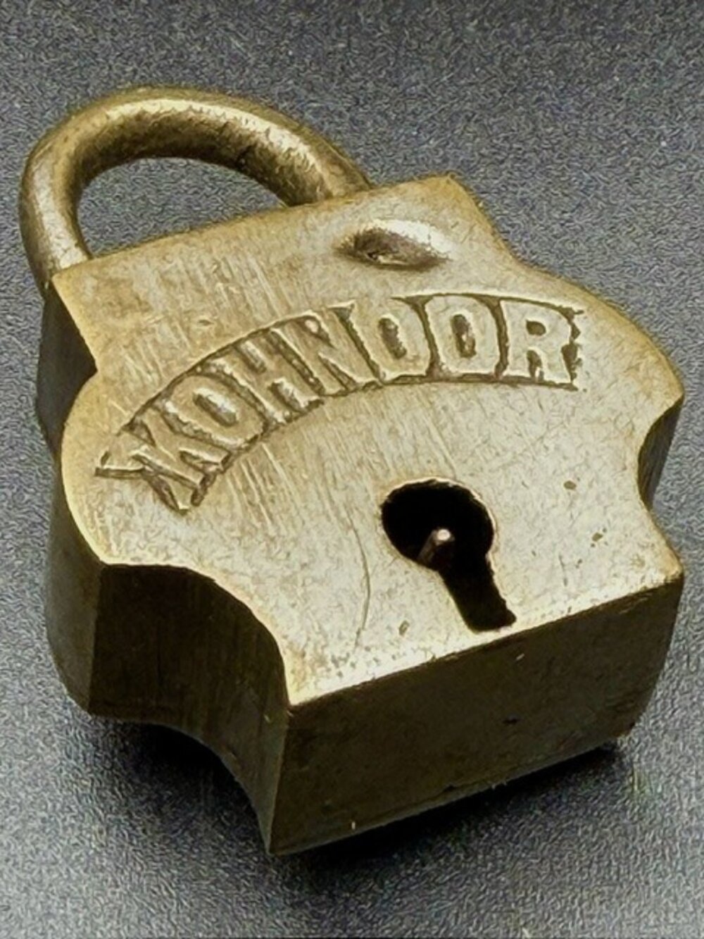Vintage Rare Small KOHNOOR Lock Padlock No Key India 1960s